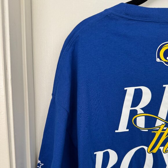 NWT NFL Men's Los Angeles Rams Starter Royal and Sol Collection T-Shirt, XL Blue - Picture 12 of 16